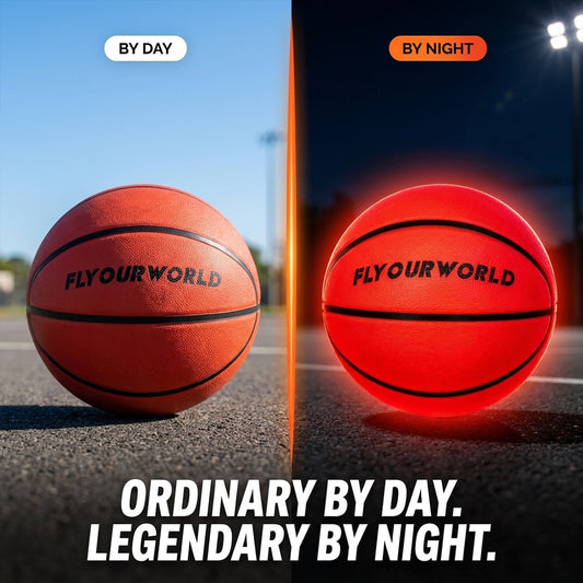 LED Glow Basketball – Official Size Light-Up Basketball for Night Games
