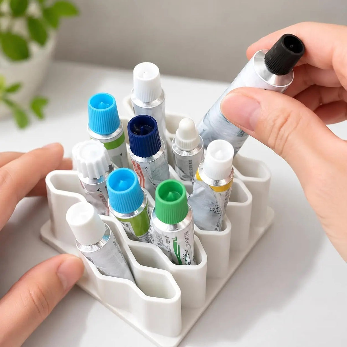 🗃️💊Desktop Divided Ointment Storage Box, Multi‑Functional Household Organizer