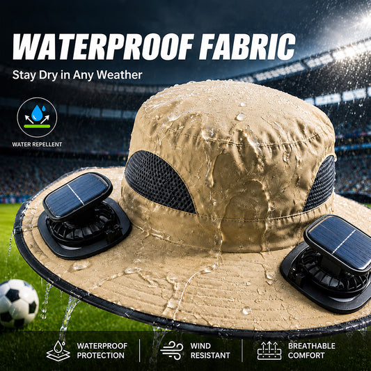 2026 New Ultralight Solar Fan Sun HatLighter Than a Baseball!