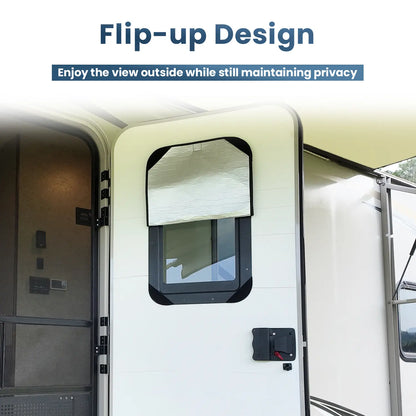 🚐 RV Blackout Window Shade – Insulated Privacy Cover