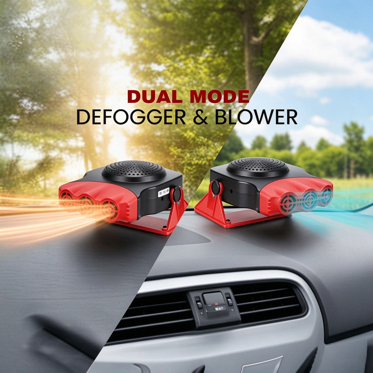 Portable Dual Mode Windshield Defogger For Car, Jeep, Trucks 🚙💨