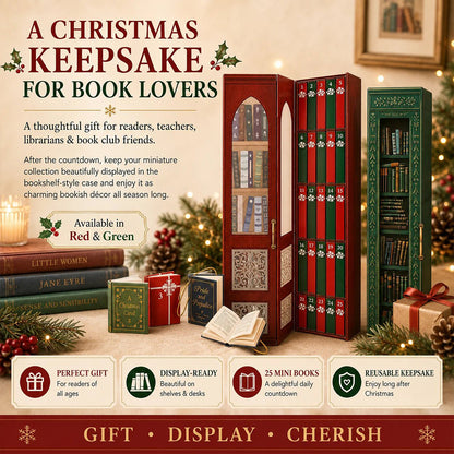 🎄 25-Day Mini Book Christmas Advent Calendar