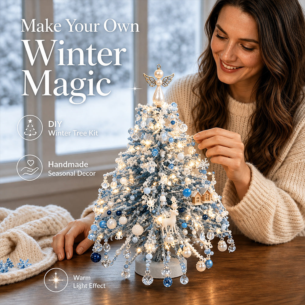 DIY Beaded Christmas Tree Kit – Create Your Own Sparkling Holiday Decor