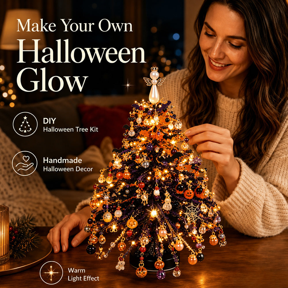 DIY Beaded Christmas Tree Kit – Create Your Own Sparkling Holiday Decor