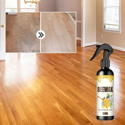🐝✨ Natural Micro-Molecularized Beeswax Spray – Wood Furniture Polish & Shine Restorer