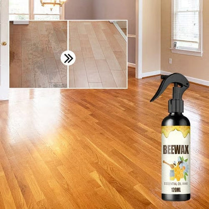 🐝✨ Natural Micro-Molecularized Beeswax Spray – Wood Furniture Polish & Shine Restorer