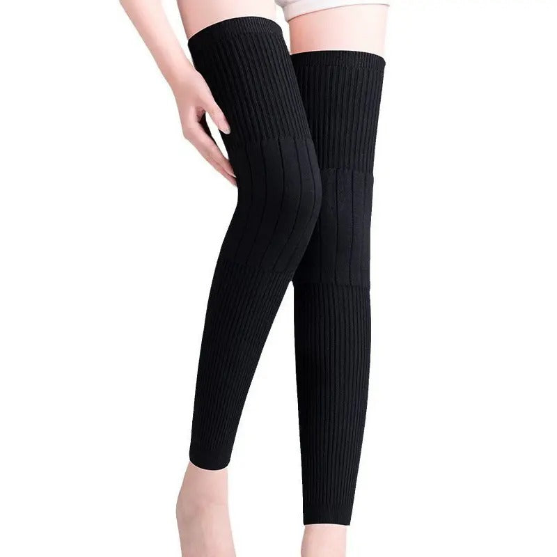 ❄️Wool Lining Winter Knee Pads for Men & Women, High Elastic Anti-Slip, Indoor Outdoor Use🧦