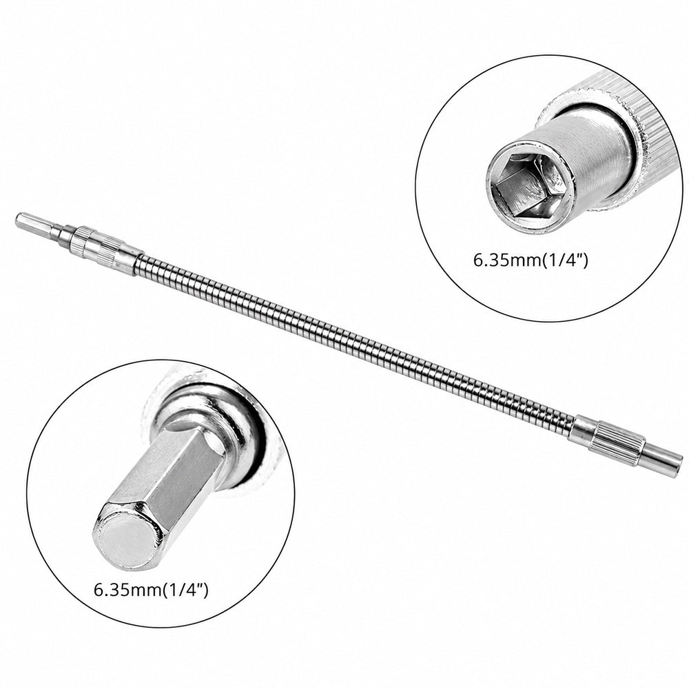 🔧Hexagonal Shank Metal Flex Universal Extension Bit Holder