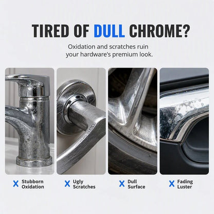 Chrome Repair Liquid ✨, Metal Surface Touch-Up for Car Trim & Hardware