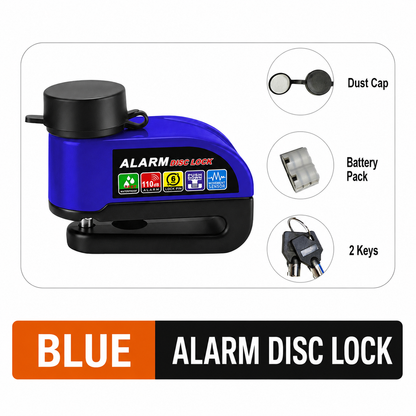 50% OFF Today | Heavy-Duty Waterproof Disc Brake Lock with 110dB Alarm