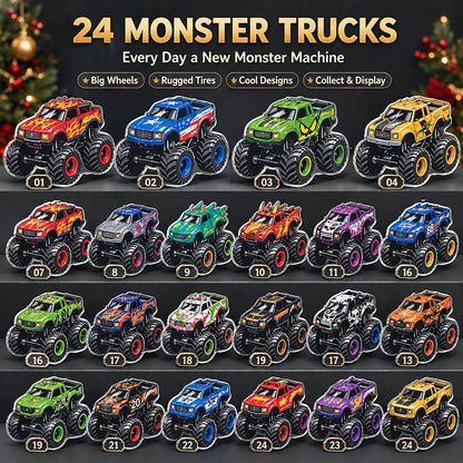 🚚 24 Days of Monster Truck Advent Calendar 2026 2D acrylic material