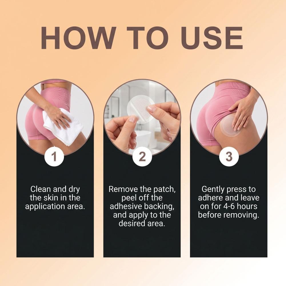 🍑 Gentle Buttock Care Patches – Soft & Smooth Skin Hydration ✨