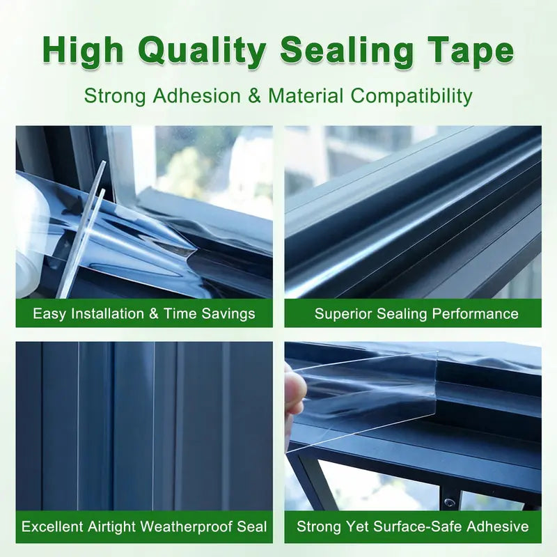 Clear Window Sealing Tape – Waterproof, Draftproof & Easy to Remove📐