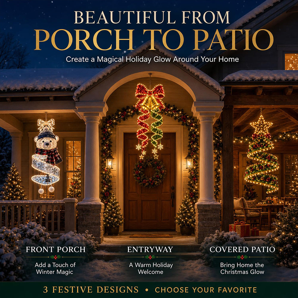 🎄✨ LED Christmas Hanging Ornament – Light Up Christmas!