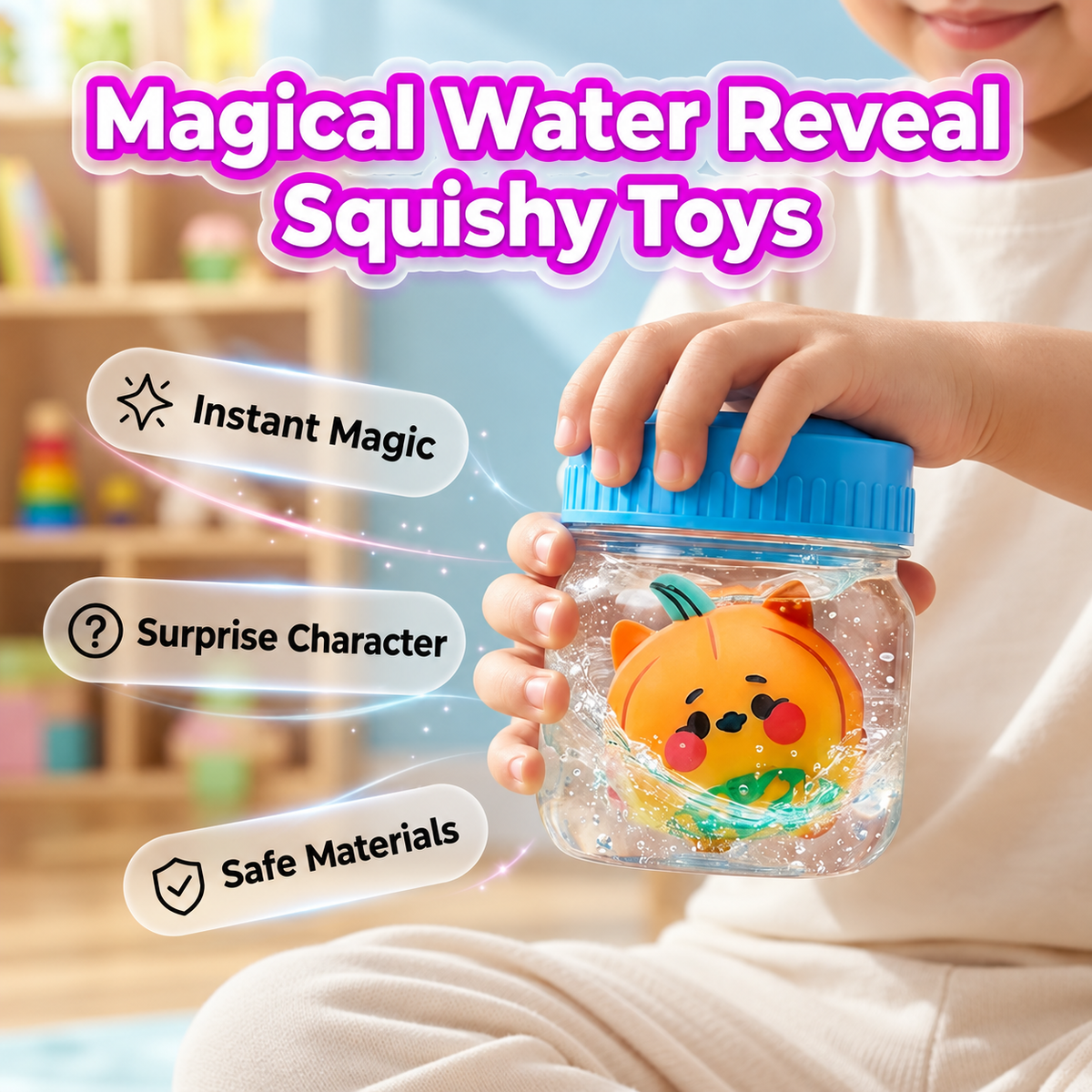 Surprise Reveal Squishy Characters – 16 Random Styles 🎁✨