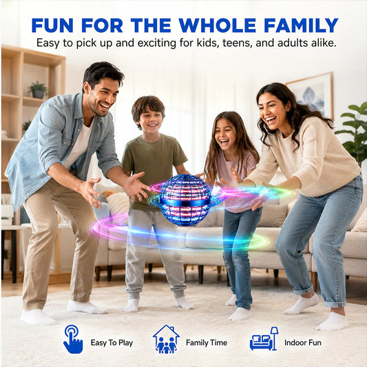 ✨LED Flying Orb – Toss, Hover & Return Like Magic