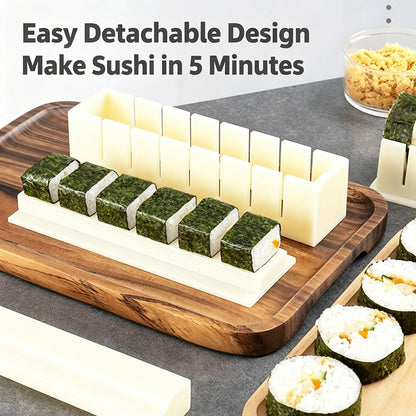 🍣 DIY Sushi Maker Mold | HIPS Non-Stick Sushi Rolling Tool with Cutting Groove