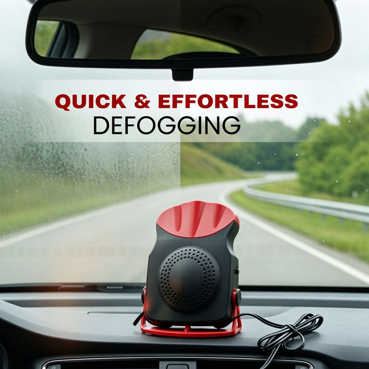 Portable Dual Mode Windshield Defogger For Car, Jeep, Trucks 🚙💨