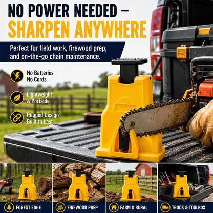 Portable Chainsaw Sharpener – Fast, Power-Free Sharpening
