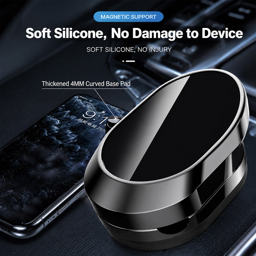 🚗 360° Foldable Magnetic Car Phone Holder – Adjustable Hands-Free Dashboard Mount 📱✨