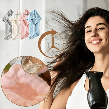 🧖‍♀️ Ultra Absorbent Fast-Drying Hair Turban