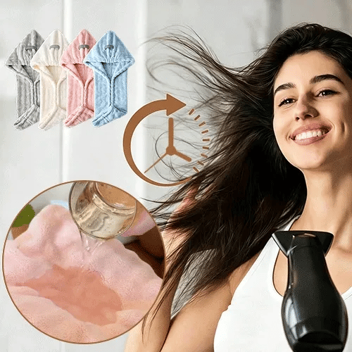 🧖‍♀️ Ultra Absorbent Fast-Drying Hair Turban