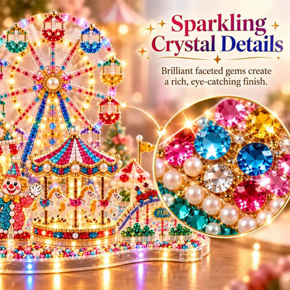 💎✨DIY Crystal Art Kit with LED Lighting – Sparkling Miniature Scenes to Create Yourself