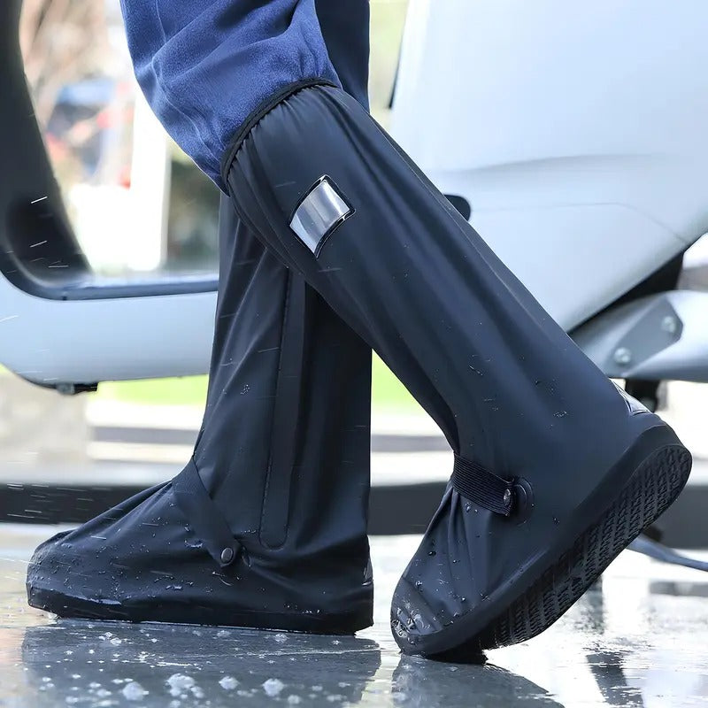 🌧️🥾 Reflective Waterproof Shoe Covers – Non-Slip, Reusable Protection for Rain, Snow & Mud