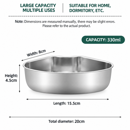🍲 3-Piece Stainless Steel Steamer Set with Lid