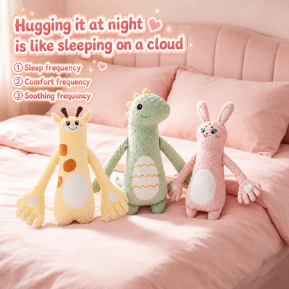 Soothing Giraffe Plush Toy, 3‑Speed Adjustable Patting Modes, Ultra‑Soft Skin‑Friendly Large Plush Companion
