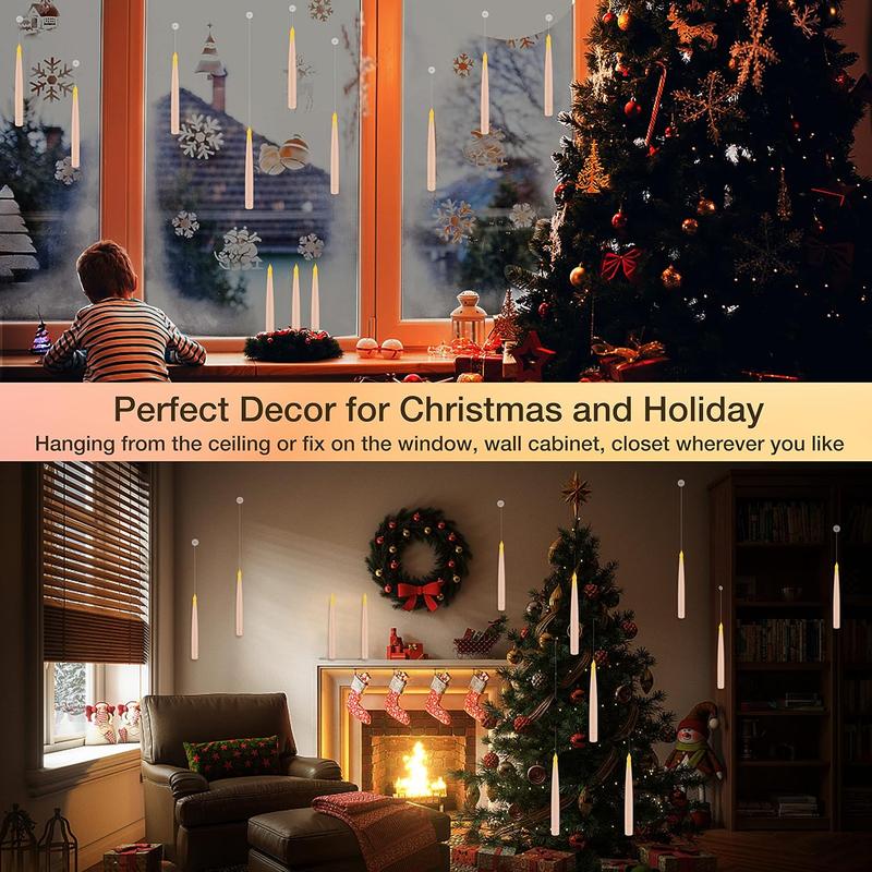 🕯️👻Floating Halloween LED Candles with Remote Control