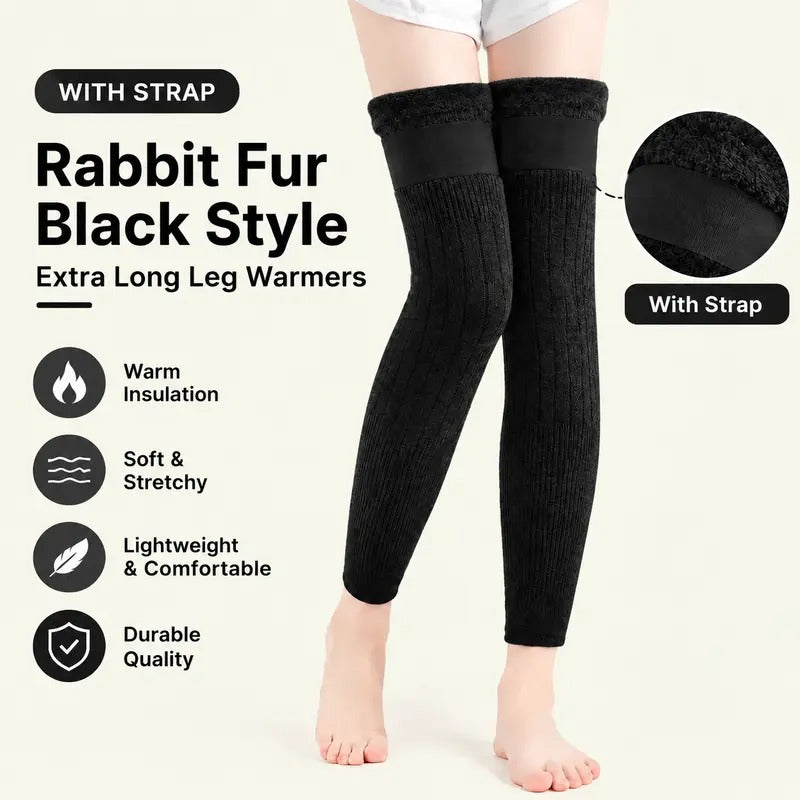 ❄️Wool Lining Winter Knee Pads for Men & Women, High Elastic Anti-Slip, Indoor Outdoor Use🧦