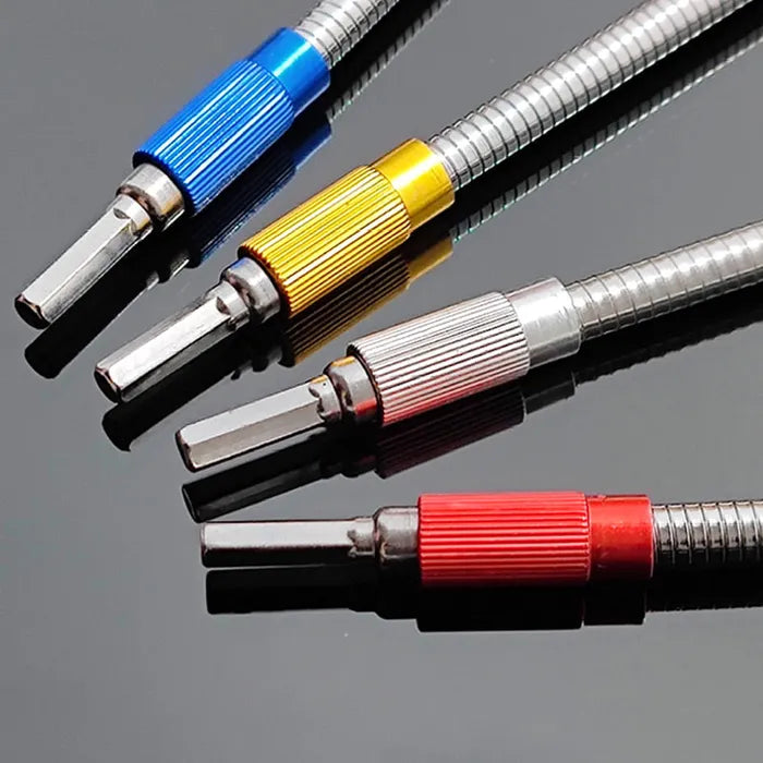 🔧Hexagonal Shank Metal Flex Universal Extension Bit Holder