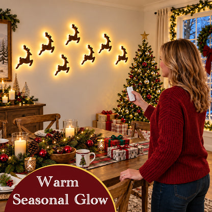🎄 LED Christmas Wall Decorations ✨ Festive Holiday Lights