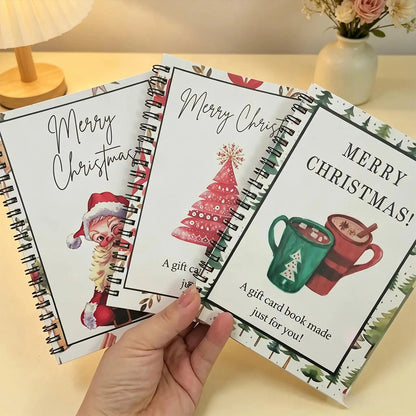 🎁 DIY Christmas Gift Card Book – Personalized Spiral Bound Card Holder for Family & Friends ✨