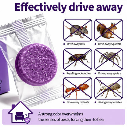 🐭 All-Natural Peppermint & Cinnamon Pest & Rodent Repellent Pucks 🕷️🐍