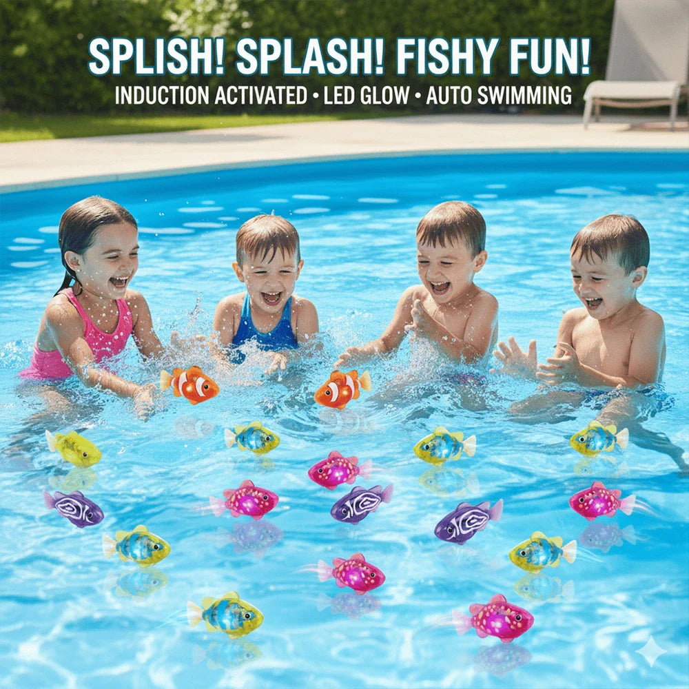 LED Auto Swimming Electronic Pet Fish Bath Toy
