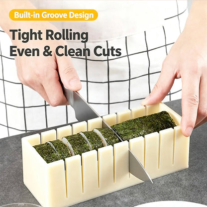 🍣 DIY Sushi Maker Mold | HIPS Non-Stick Sushi Rolling Tool with Cutting Groove