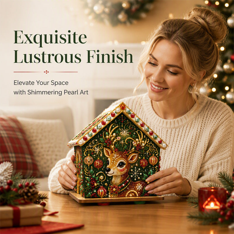 🎄✨DIY 3D Pearl Christmas Art Kit – Handmade Festive Decoration