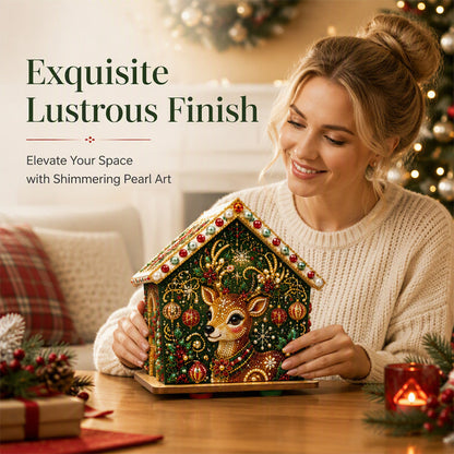 🎄✨DIY 3D Pearl Christmas Art Kit – Handmade Festive Decoration
