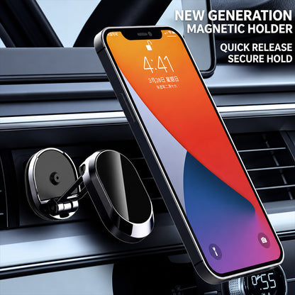 🚗 360° Foldable Magnetic Car Phone Holder – Adjustable Hands-Free Dashboard Mount 📱✨
