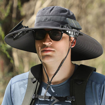 2026 New Ultralight Solar Fan Sun HatLighter Than a Baseball!