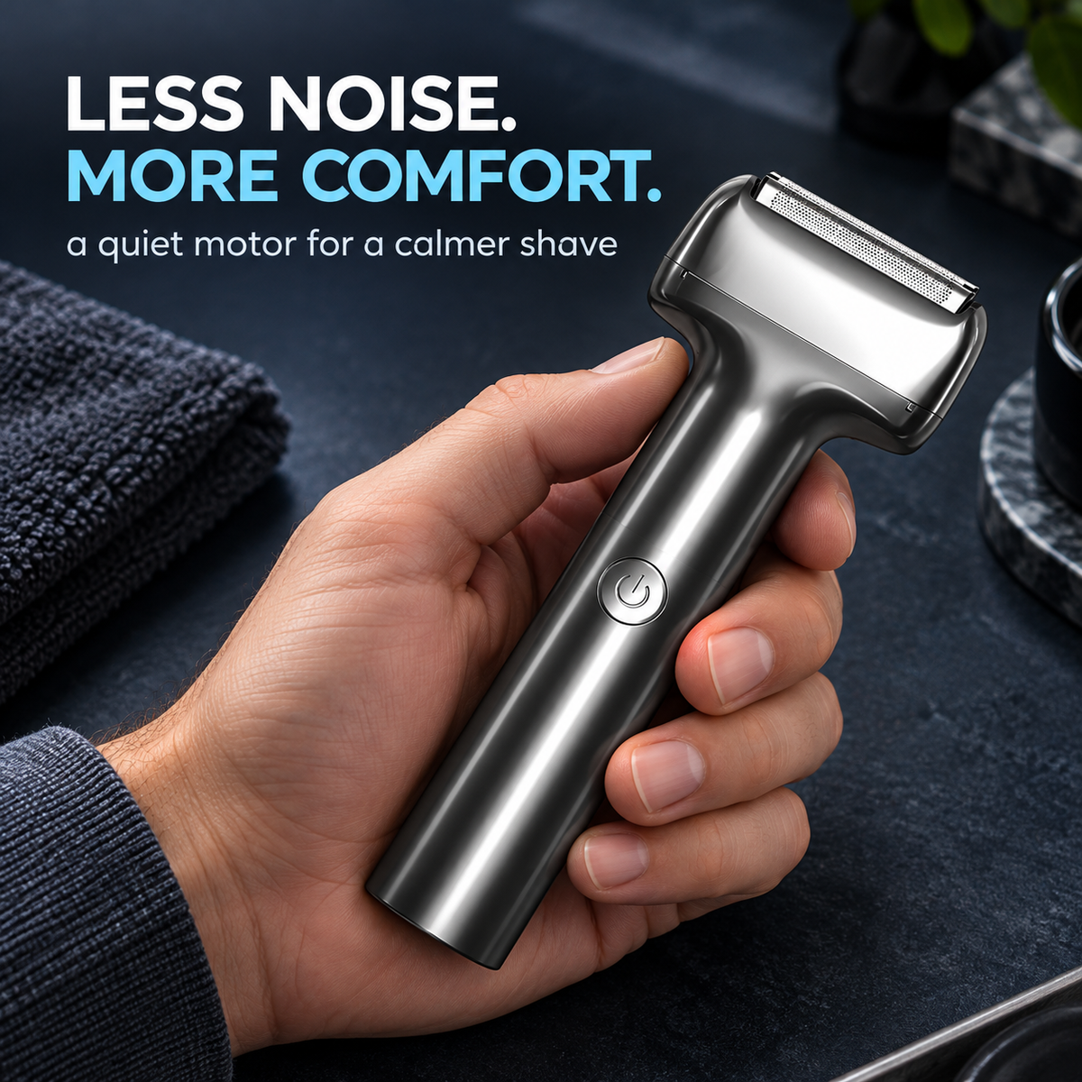 🪒Men's Rechargeable Foil Electric Shaver, Cordless Portable Wet & Dry Beard Razor for Daily Grooming