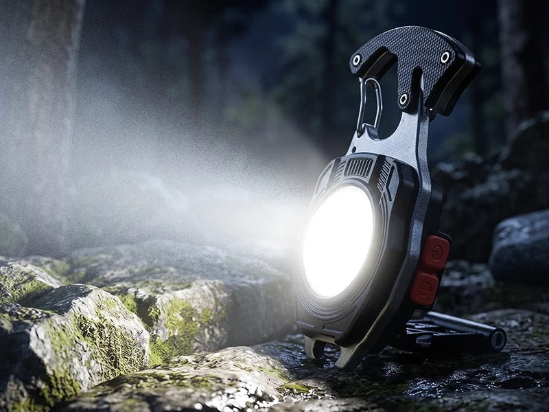 💡8-in-1 Multifunctional Keychain Flashlight🔦🌈