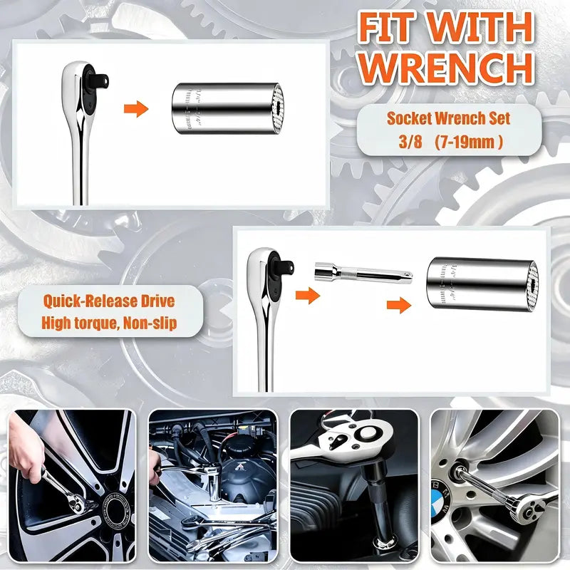 Universal Socket Tools Gifts for Men 🔧