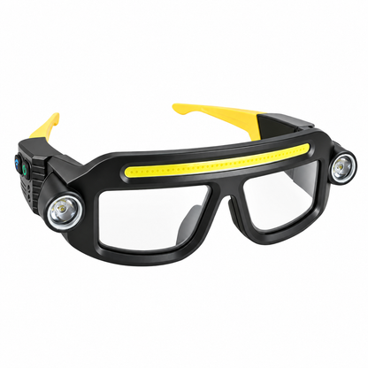 🔦👓 LED Headlamp Glasses – Rechargeable Hands-Free Motion Sensor Light for Outdoor & Everyday Use