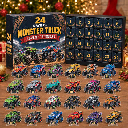 🚚 24 Days of Monster Truck Advent Calendar 2026 2D acrylic material
