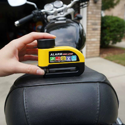 Heavy-Duty Waterproof Disc Brake Lock with Alarm System