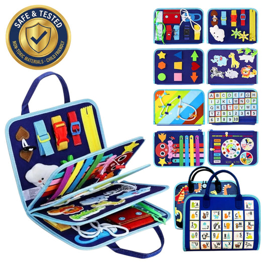Sensory Book: 8 Pages, Over 30 Activities, Suitable for Ages 6 Months+ — Little Stories Kids
