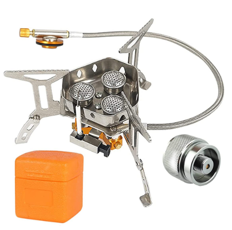 5800W Camping Gas Burner – Powerful, Windproof & Instant Ignition